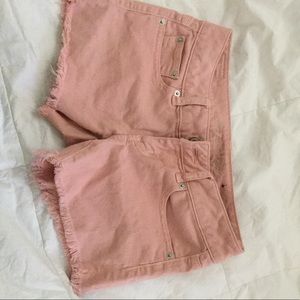 AEO light pink shorts